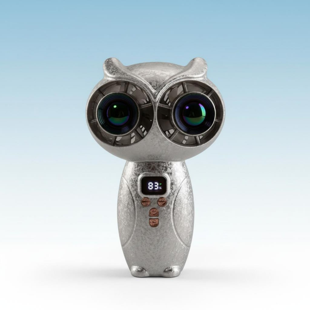 Owl Handheld Fan Adjustable Speed Rechargeable Handheld Fan for Office.*