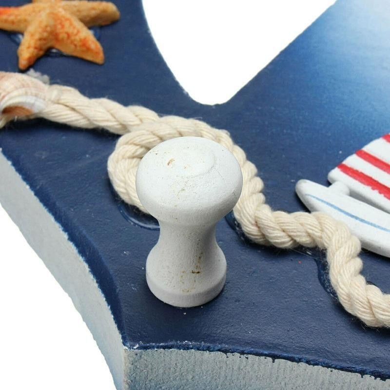 Sea Themed Hanging Pendant Anchor Wall Decoration Decorations for Home Nautical