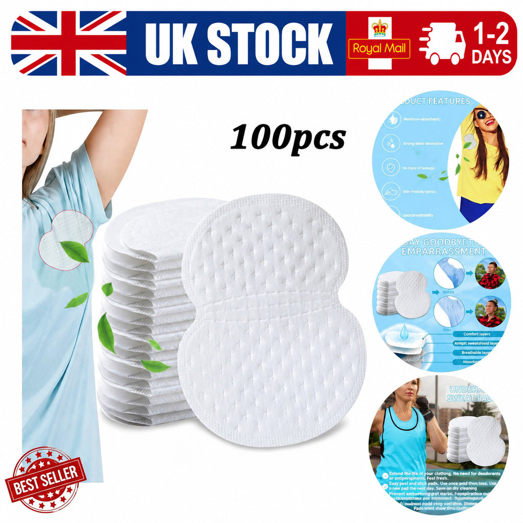 Disposable Sweat Pads Patches Antiperspirant Underarm Armpit Guard Sheet