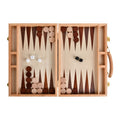 Wooden Backgammon Set - Great for Travel, Games Nights