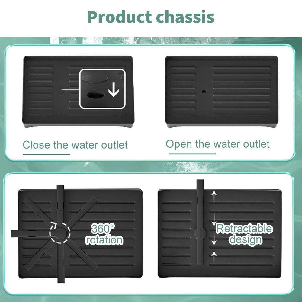 Dish Drainer Rack Space-Saving Racks for Kitchen CounterMetal countertop Drying