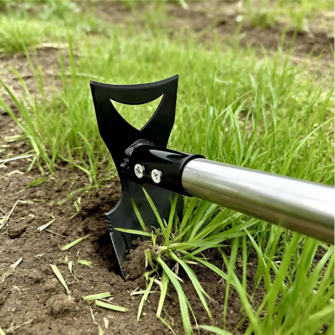 Stand Up Weeder Hand Tool Long Handle Garden Weed Puller With Claw Root Remover