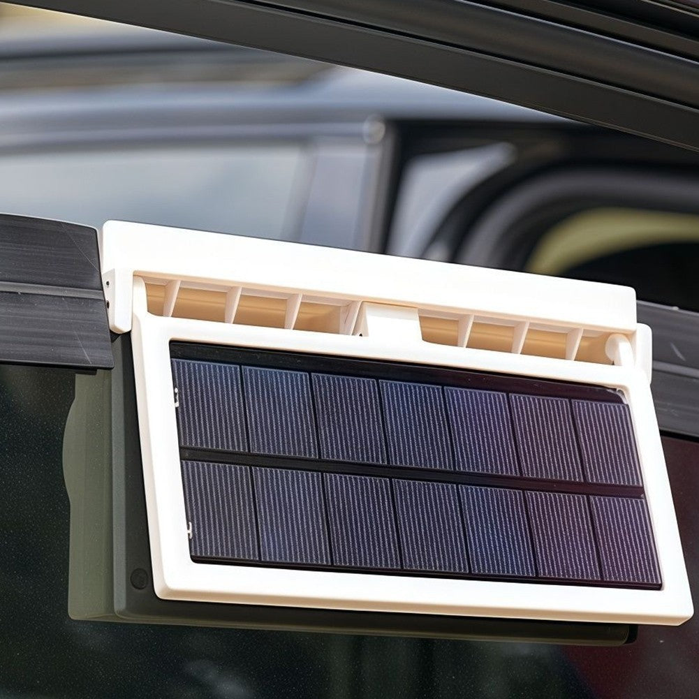 Solar Window Fan for Cars with USB Power for Continuous Air Circulation