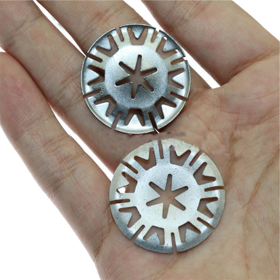 50X Undertray Exhaust Heat Shield Metal Spring Washer Fixing Clip Nut Fit For VW