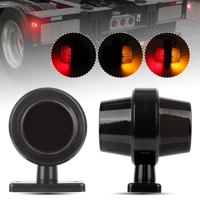 2 x Amber Red 12V 24V LED Neon Lights Side Marker Lamps for Scania MAN DAF Volvo