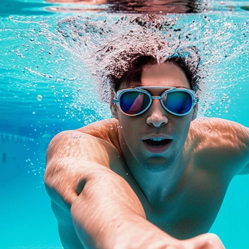Speedo Sunny Swim Sports UV Protection Eyewear Unisex Swim Goggles Anti‑Fog