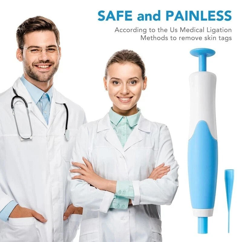 Natural Painless Auto SKIN TAG Removal Kit Skin Tag Micro Bands Remover Device