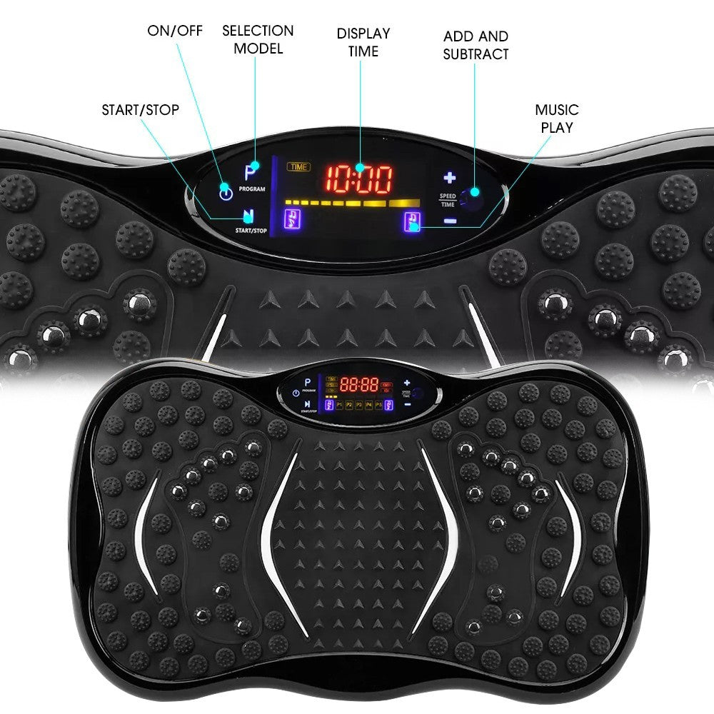 Power Vibration Plate Vibrating Machine Platform Exercise Body Shaker Massager