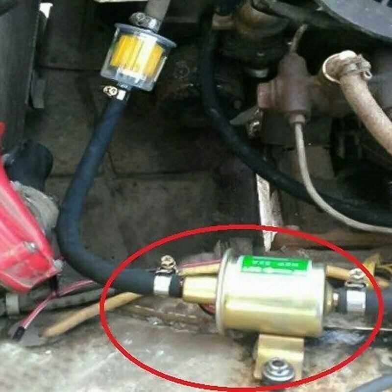 2X 12V Low Pressure Electric Fuel Pump HEP-02A Petrol Gas Diesel Car Universal