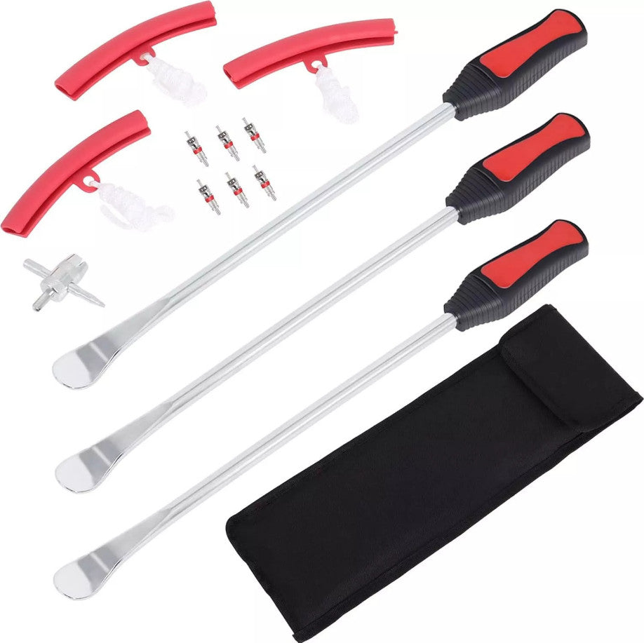 24X Tyre Spoon Levers Kit Auto Bicycle Motorbike Tire Removal Tools Set