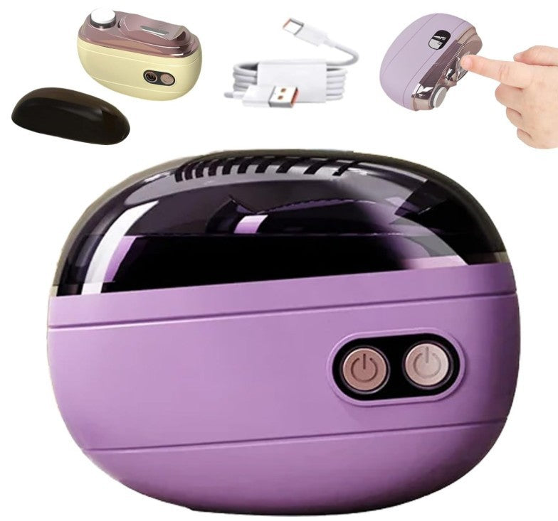 2-in-1 Smart Electric Nail Clipper&Polisher,,Rechargeable Automatic Nail Clipper