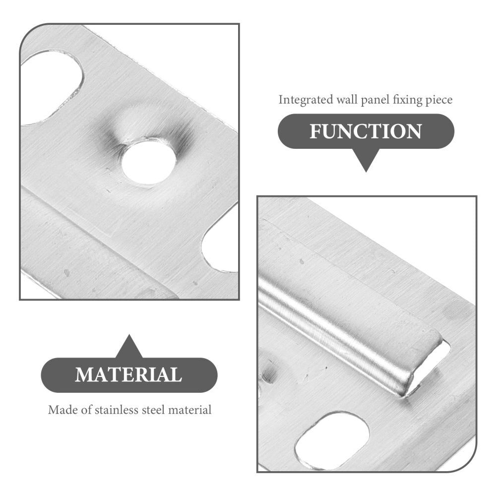100 Pcs Wall Panel Fixing Piece Integrated Clamp Furniture Clamps
