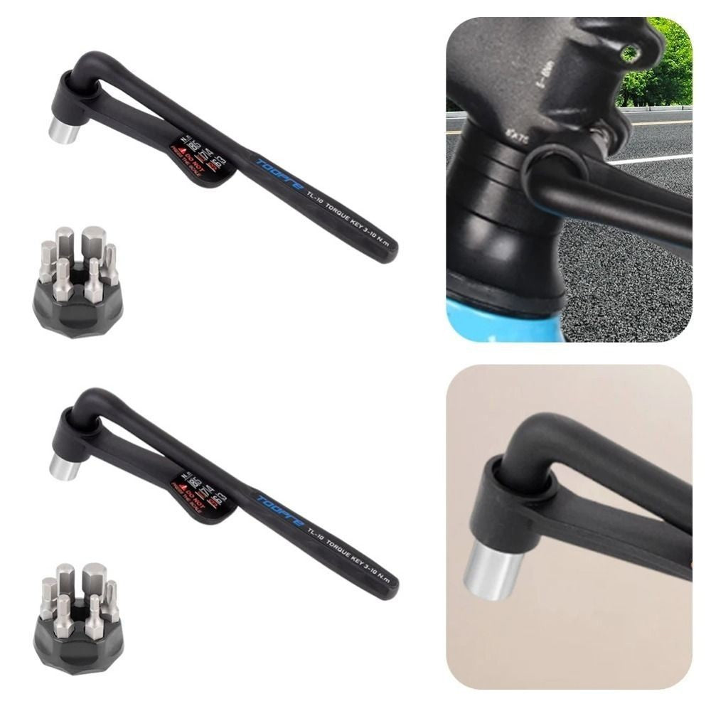 Bicycle Torque Wrench with Bit Set Portable Small MTB Road Bike Allen Key Tool