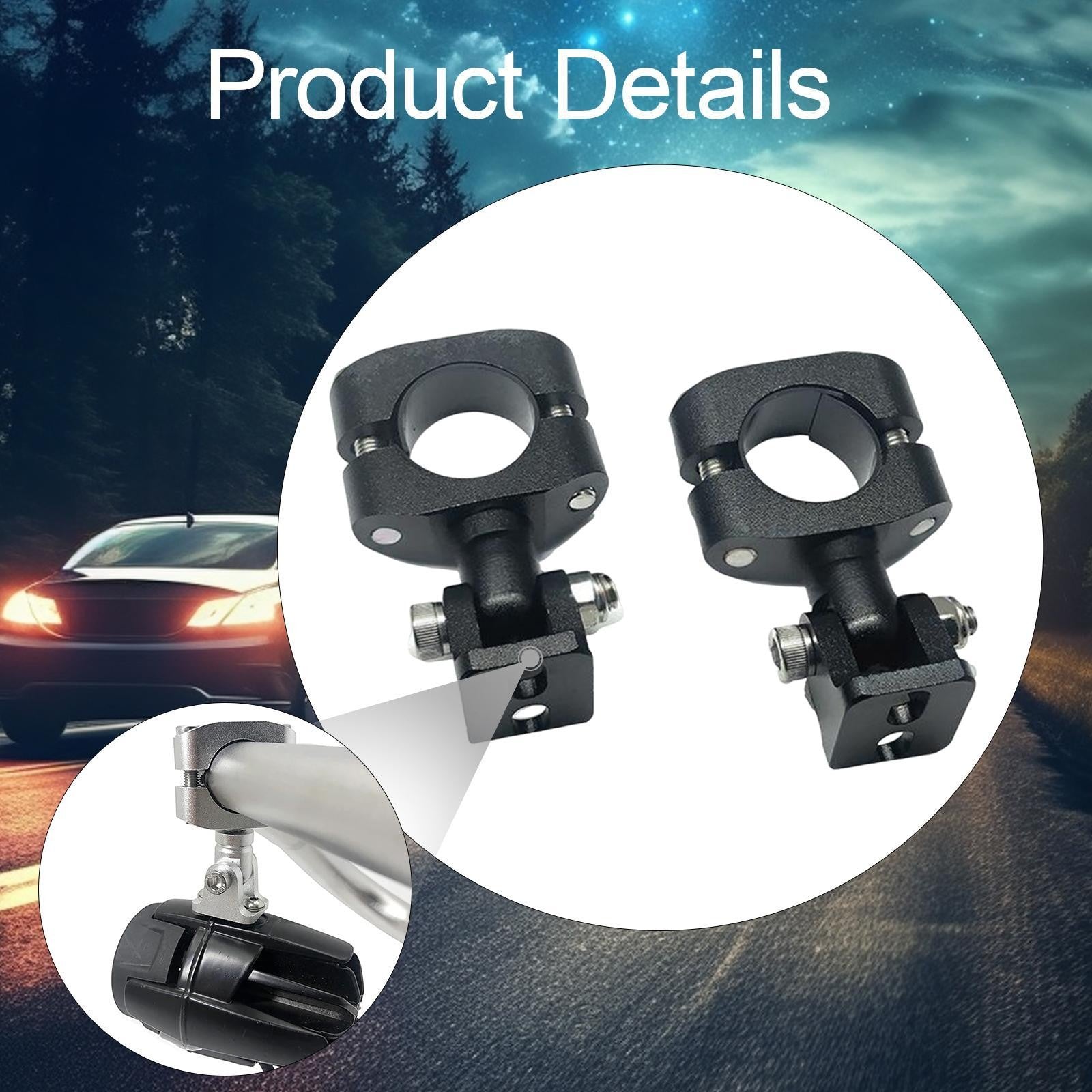 2Pcs Swivel Auxiliary Light Bracket for BMW R1250GS Adventure Accessory