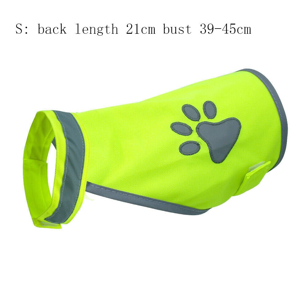 High Visibility Dog Jacket Pet Hi Vis Coat Pet Safety Vest Pet Reflective Vest