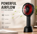 Turbo Handheld Fan Rechargeable Portable Electric Fan Ice Cooling Mini Hand held