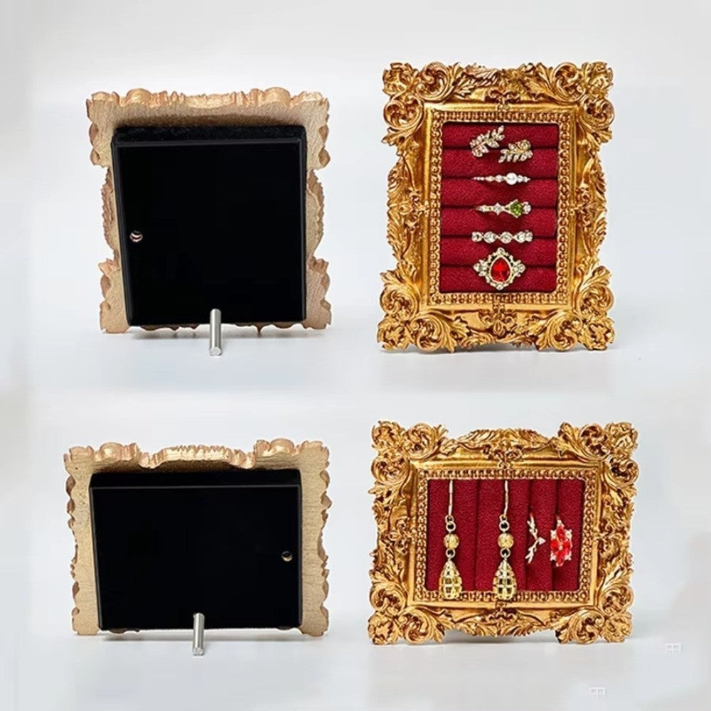 Photo Frame Ring Jewelry Tray  Photography Display Item Prop