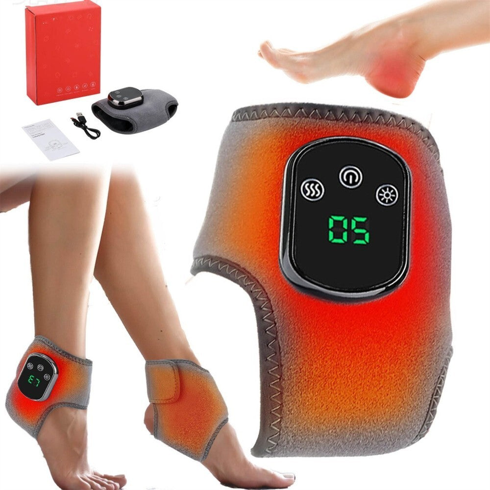 Cordless Foot Ankle Massager 5 Heat 3 Modes for Plantar Fasciitis Pain Relief UK