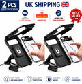 2pcs 360° Bicycle Motor Bike Waterproof Phone Case Mount Holder