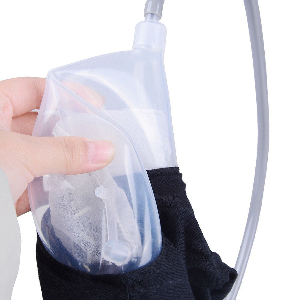 500ml Silicon Male Urine Collector Leg Bag Incontinence Urinal with Catheter