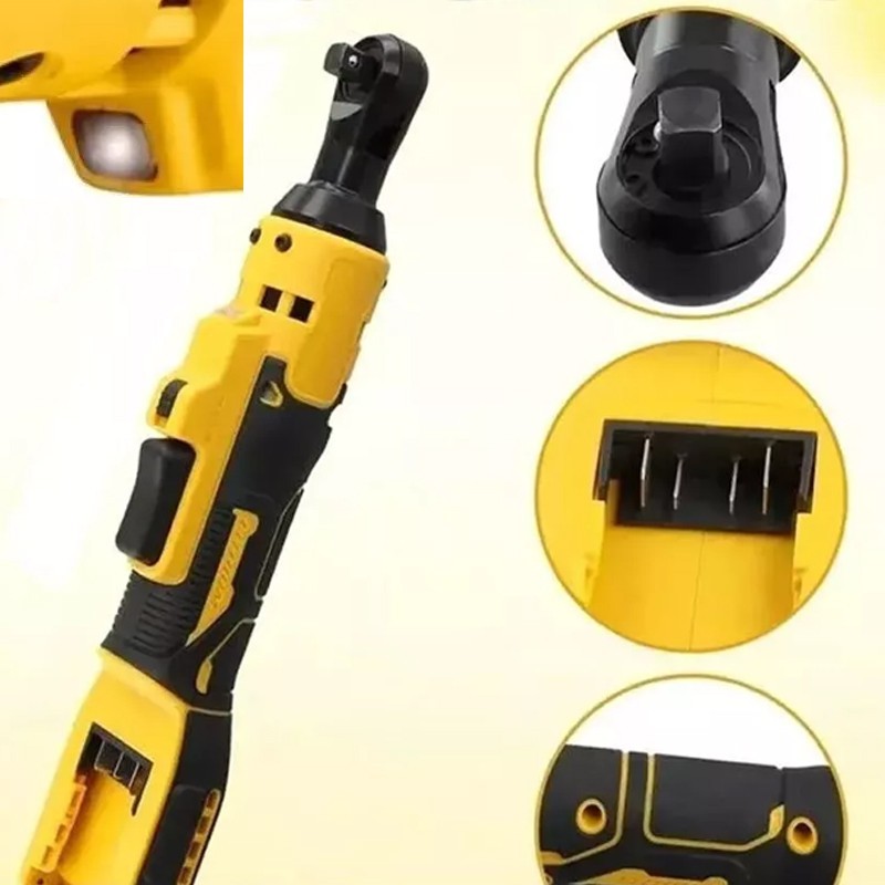 220N.M Electric Ratchet Wrench Cordless Driver 3/8Inch Removal Screw