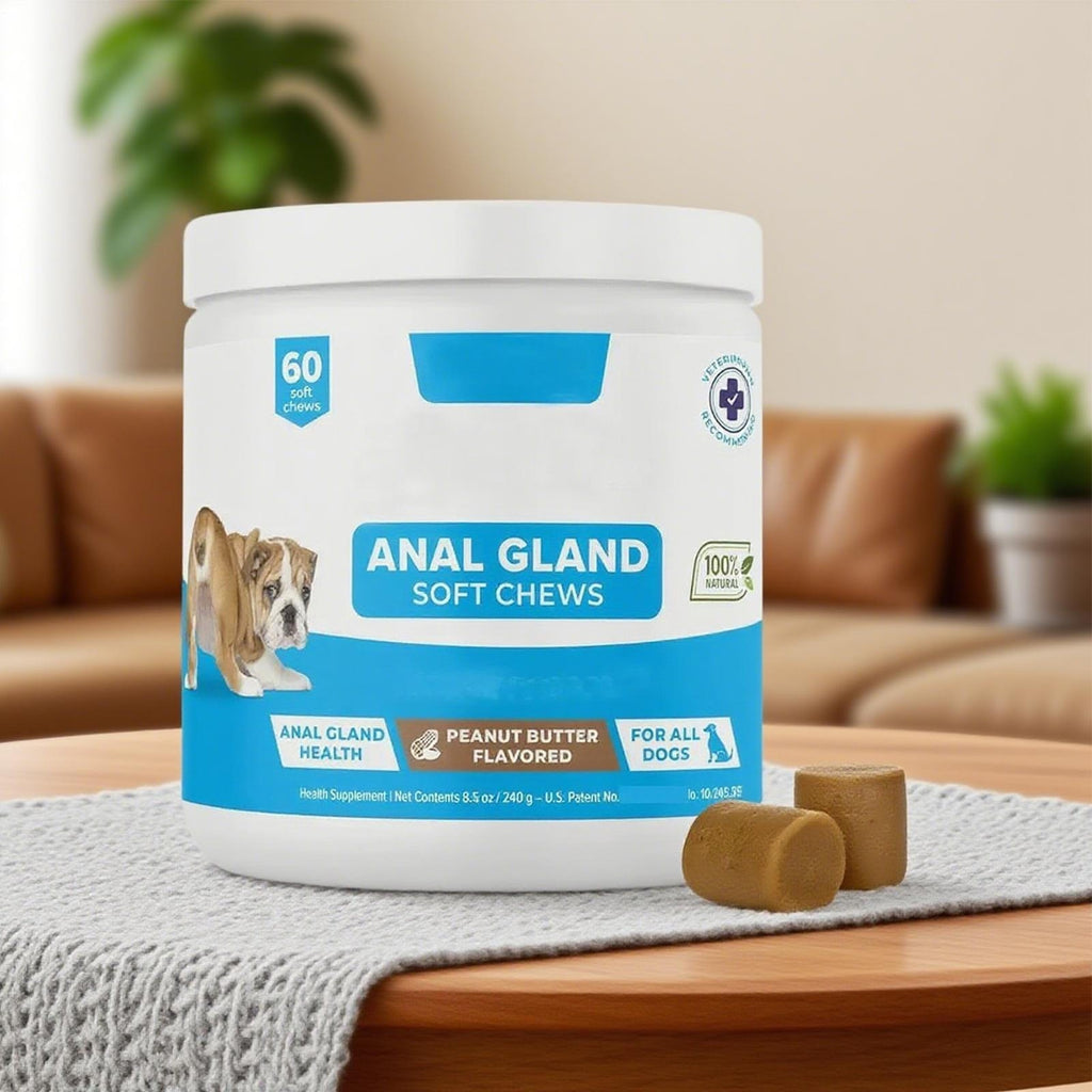 GLANDEX ANAL GLAND Support Chews For All Dogs 90 Soft Chews Peanut Butter Flavor