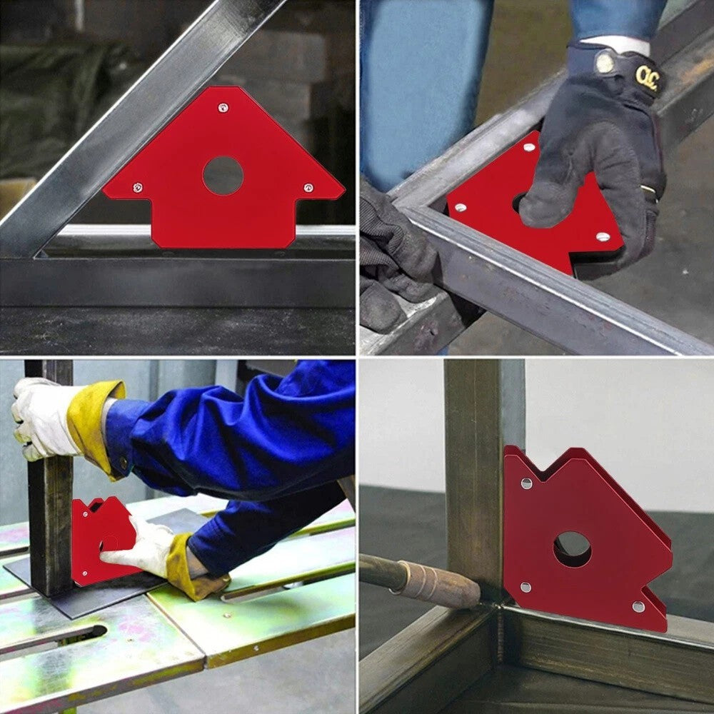 4x Welding Magnet Magnetic Welder Holder Arrow Welding Clamp 45° 90° 135° 25lb