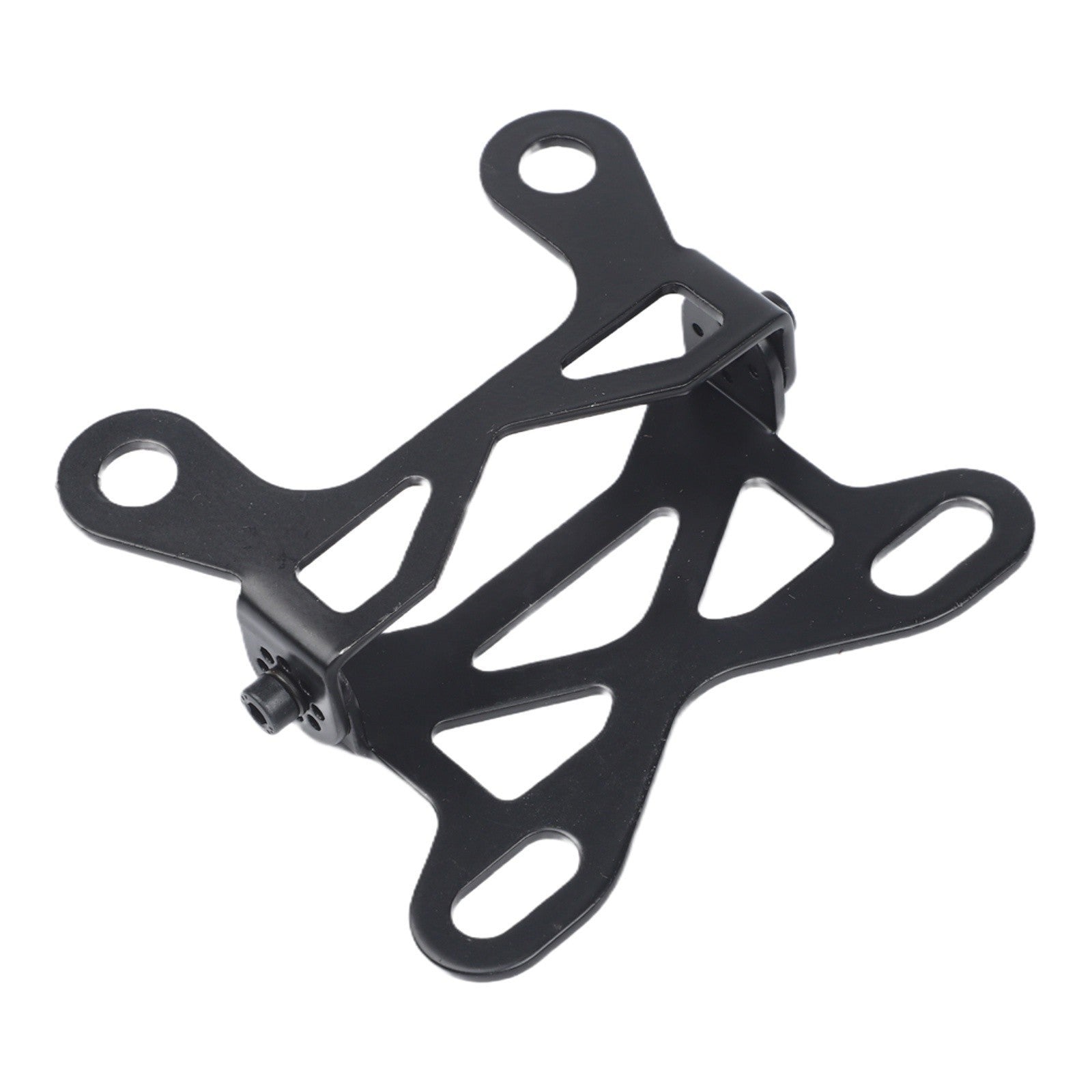 Sleek Black Motorcycle Instrument Bracket for Easy Speedometer Fitment