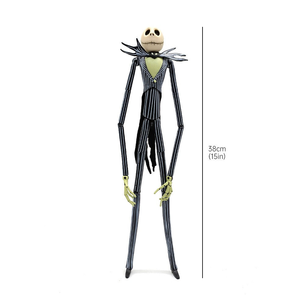 The Nightmare Before Christmas Jack Skellington 38cm Figure with 12 Skull Heads
