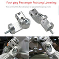 Pair Motorcycle Foot peg CNC Aluminum Passenger Footpeg Lowering Kit Universal