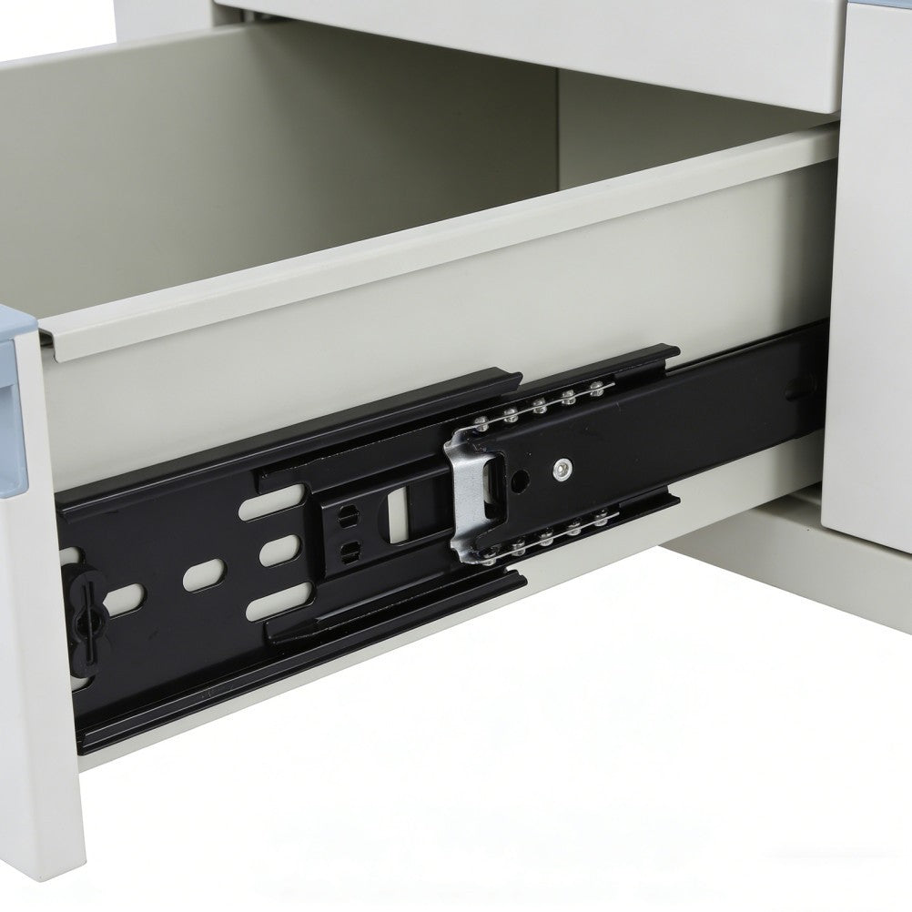 2 Pcs Heavy Duty Drawer Slides Pull Out Cabinet Runners Rails Track