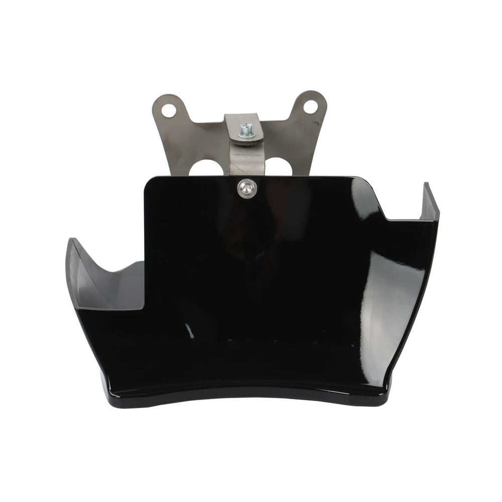 BLACK BACK FRAME CHIN SPOILER FOR SOFTAIL STREET BOB FXBB BREAKOUT FAT BOY BOB.*