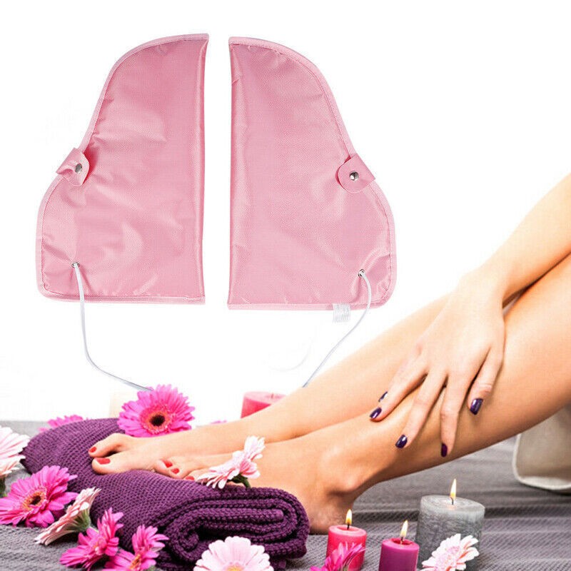 Electric Heated Gloves Mitts Infrared Therapy Treatment Warmer Salon Manicure UK