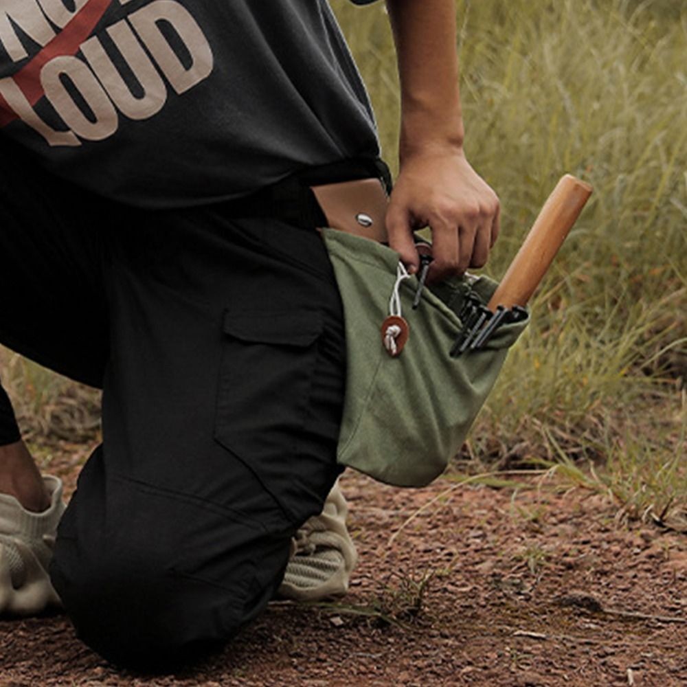 Outdoor Foraging Bag Bushcraft Bag Vegetable Fruit Picking Waist Tools Storage