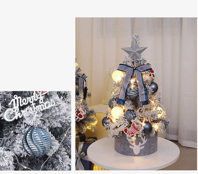 90cm Christmas Tree Pre Decorated Mini Tabletop Xmas Tree LED Lights Decoration