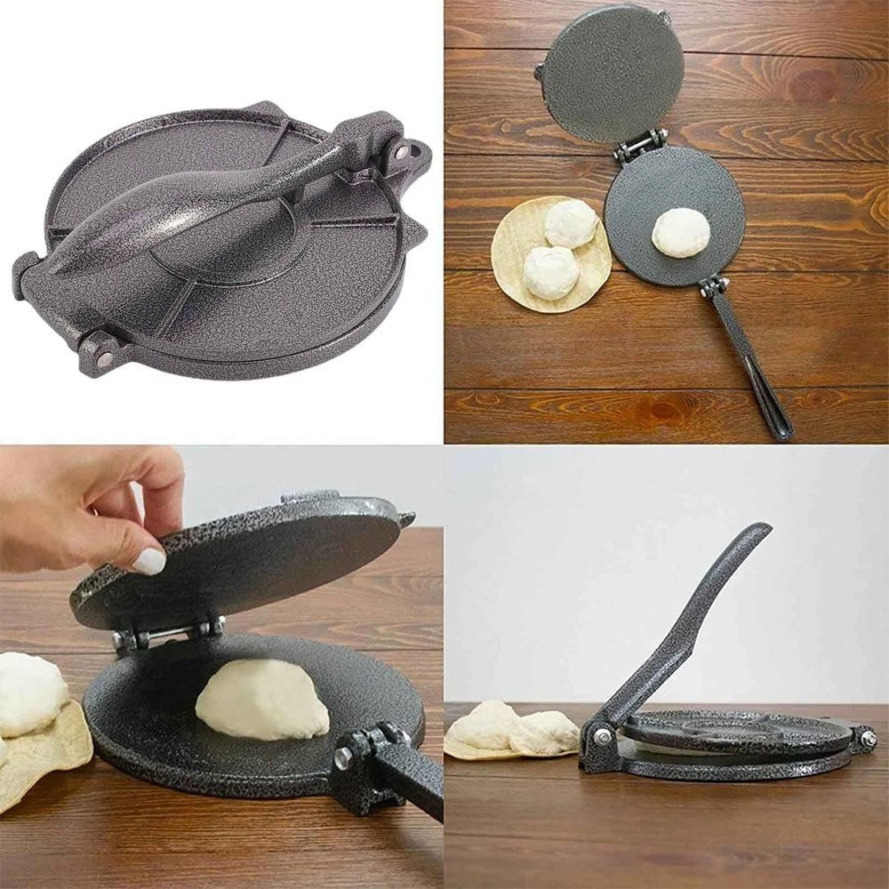 8''aluminium alloy Heavy Duty Tortilla Press Maker Restaurant Corn Maker Tool