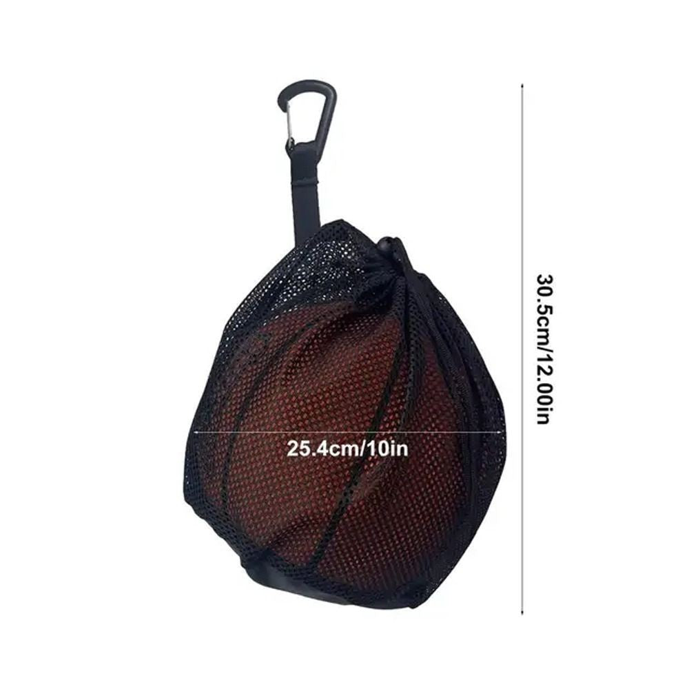 Basketball Storage Net Drawstring Bag Soccer Mesh Storage Sports Ball Holder UK