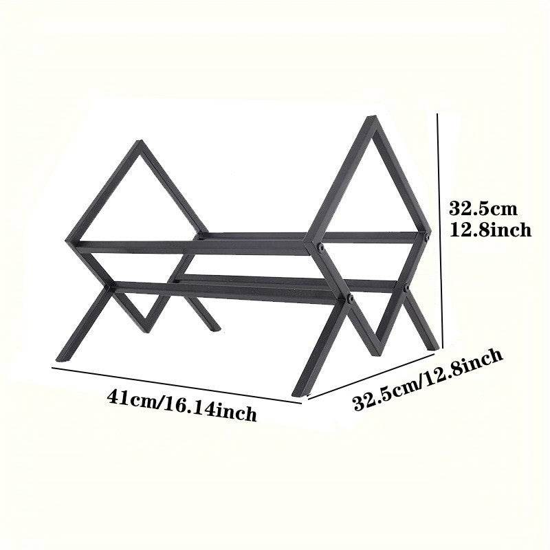 Metal Vinyl Record Stand Holds 80-100 LPs Black Storage Organizer&Display Rack