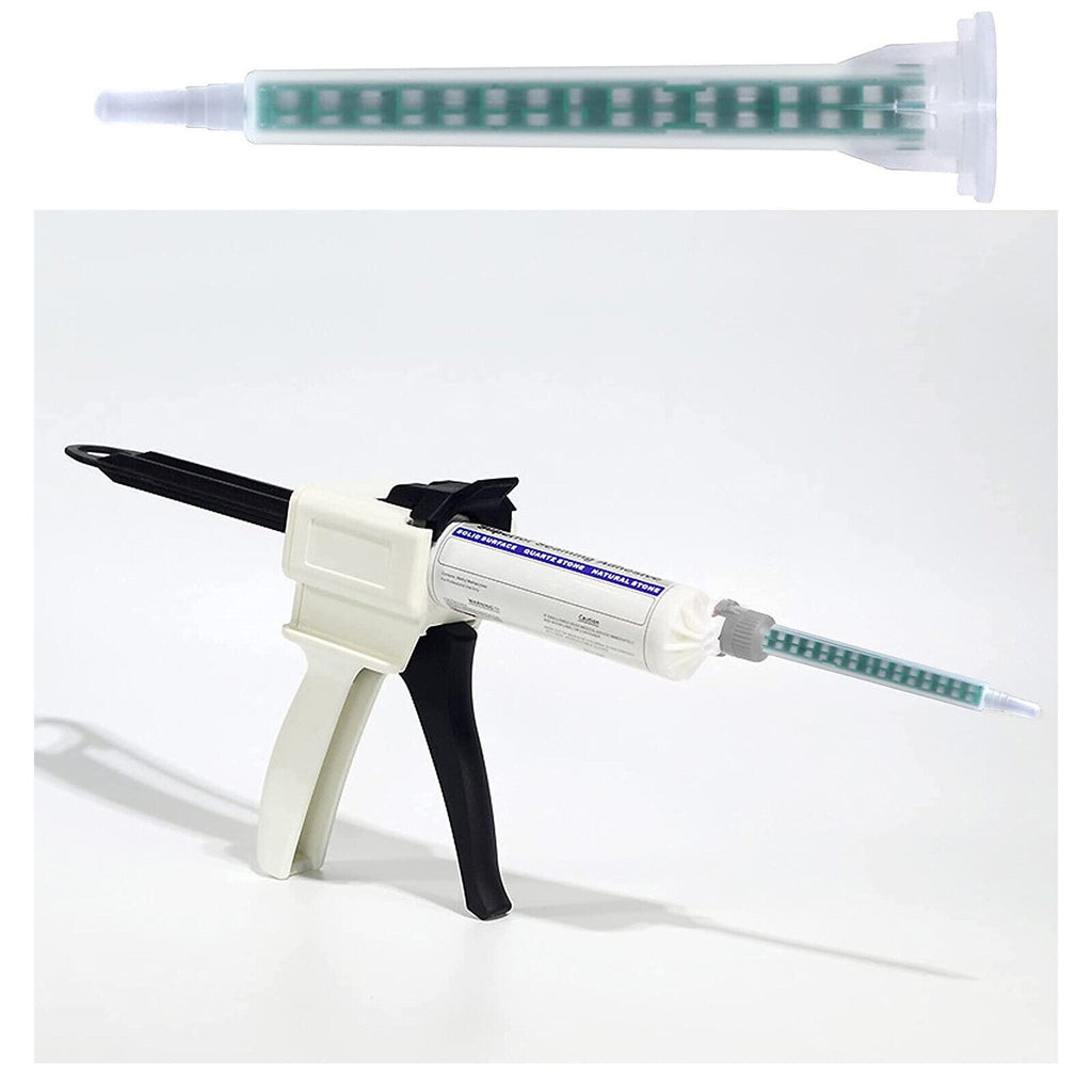 100 Pack Static Mixer Epoxy Resin Mixing Tube Nozzles Syringe for AB Glue Gun UK