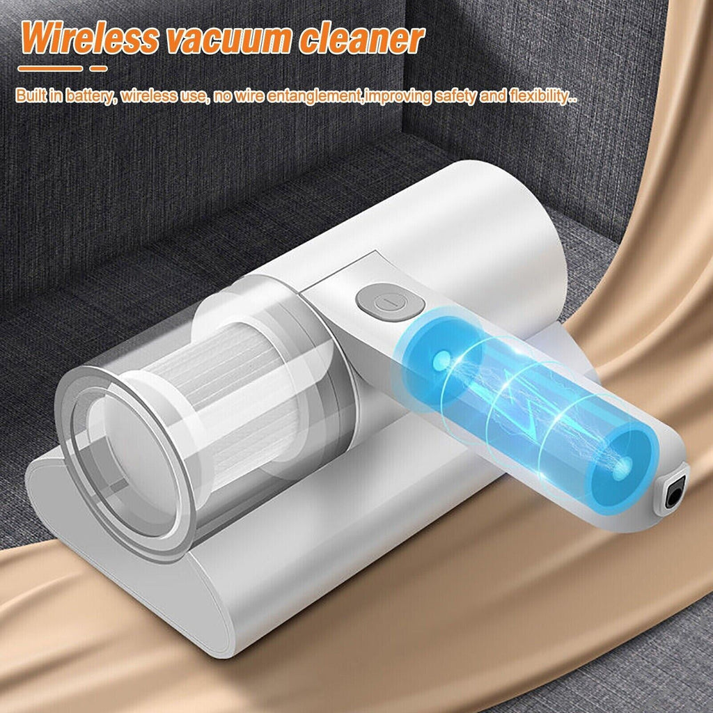 UV Mite Remover Home Bed Mattress Vacuum Sofa USB Charging Cleaner Handheld