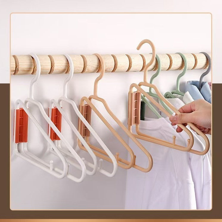 12 Pack Foldable Coat Hanger,Portable Travel Hangers, Space Saving Fold in