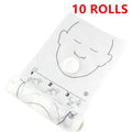 10 ROLLS - Training CPR Face shield TRANSPARENT CPR mask
