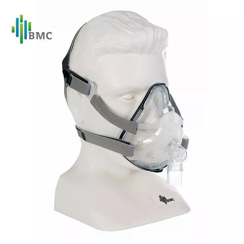 Full Face FM1A CPAP Nasal Mask with Adjustable Headgear Sleep Apnea Size M L*^