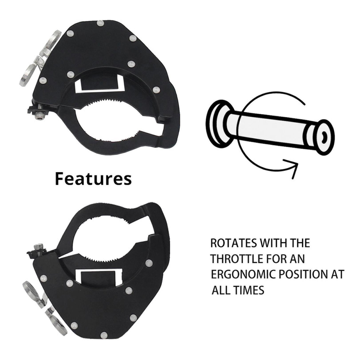 For Honda Universal Motorcycle Cruise Control Throttle Lock Assist Bottoms