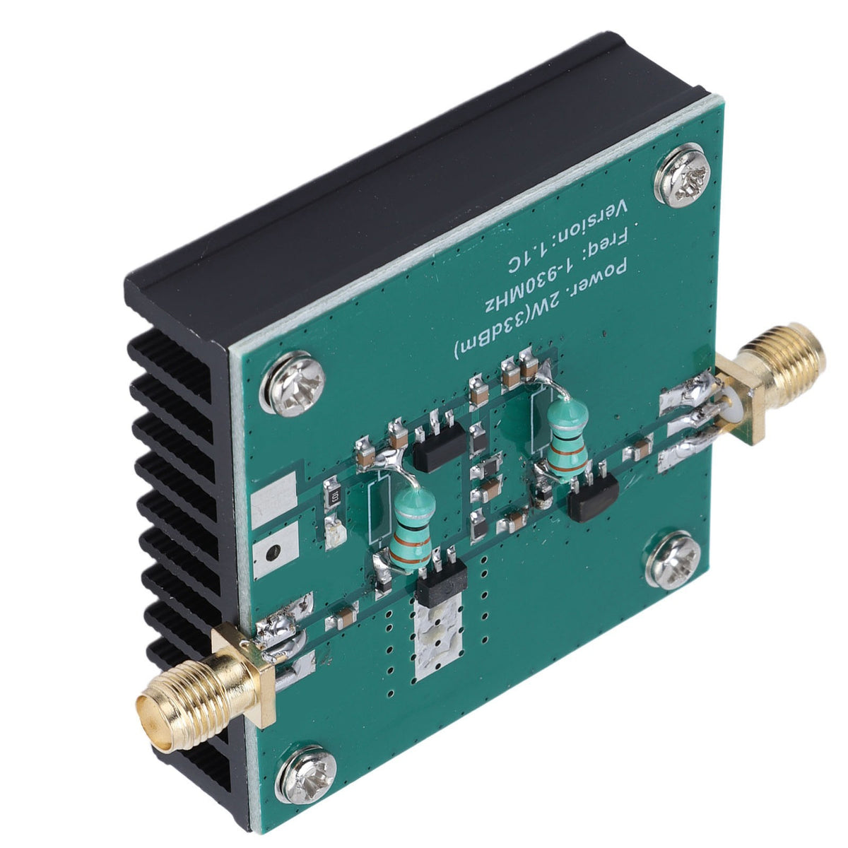 RF Amplifier Good Cooling RF Power Amp Module DC12V 1‑930MHz Frequency For