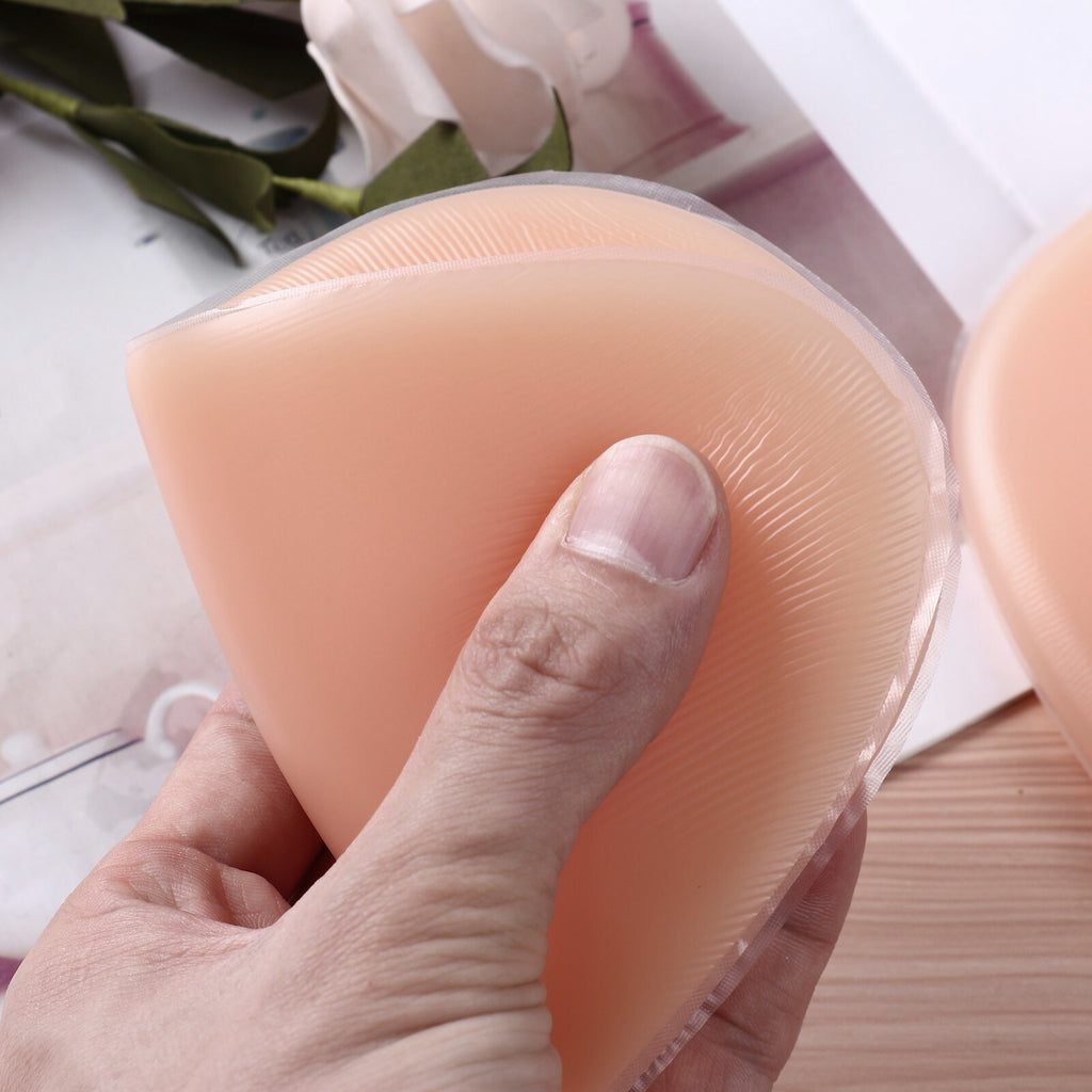 1 Pair Drop Shaped Silicone Butt Pads Buttocks Enhancer Booster Hip Bum Padding