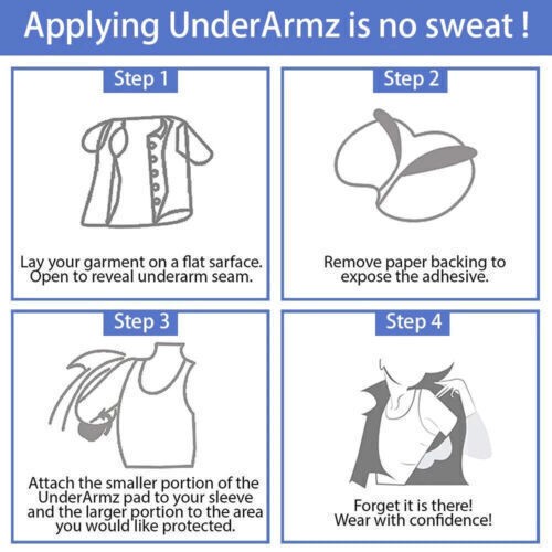 Disposable Sweat Pads Patches Antiperspirant Underarm Armpit Guard Sheet