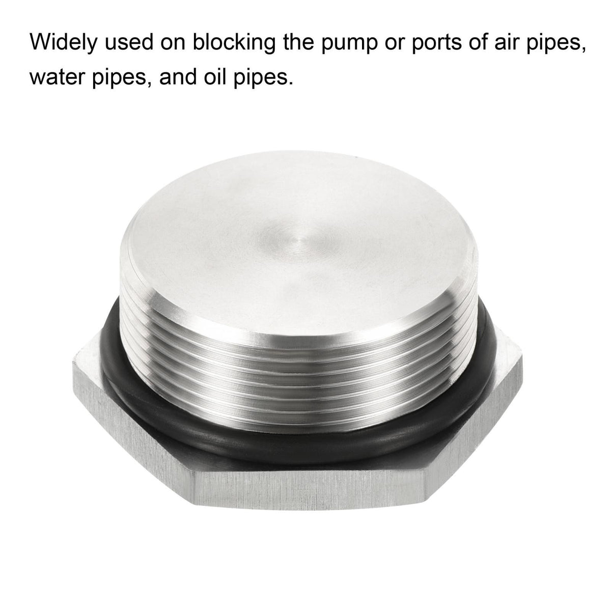 M36x1.5 Male Plug Thread Hex Head Socket Solid Pipe Fitting with Sealing Ring