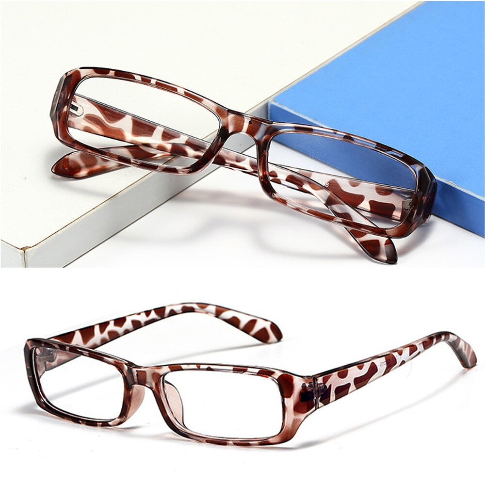 High Power Reading Glasses +6.50 +7.00 +7.50 +8.00 Strength Black Plastic Frame