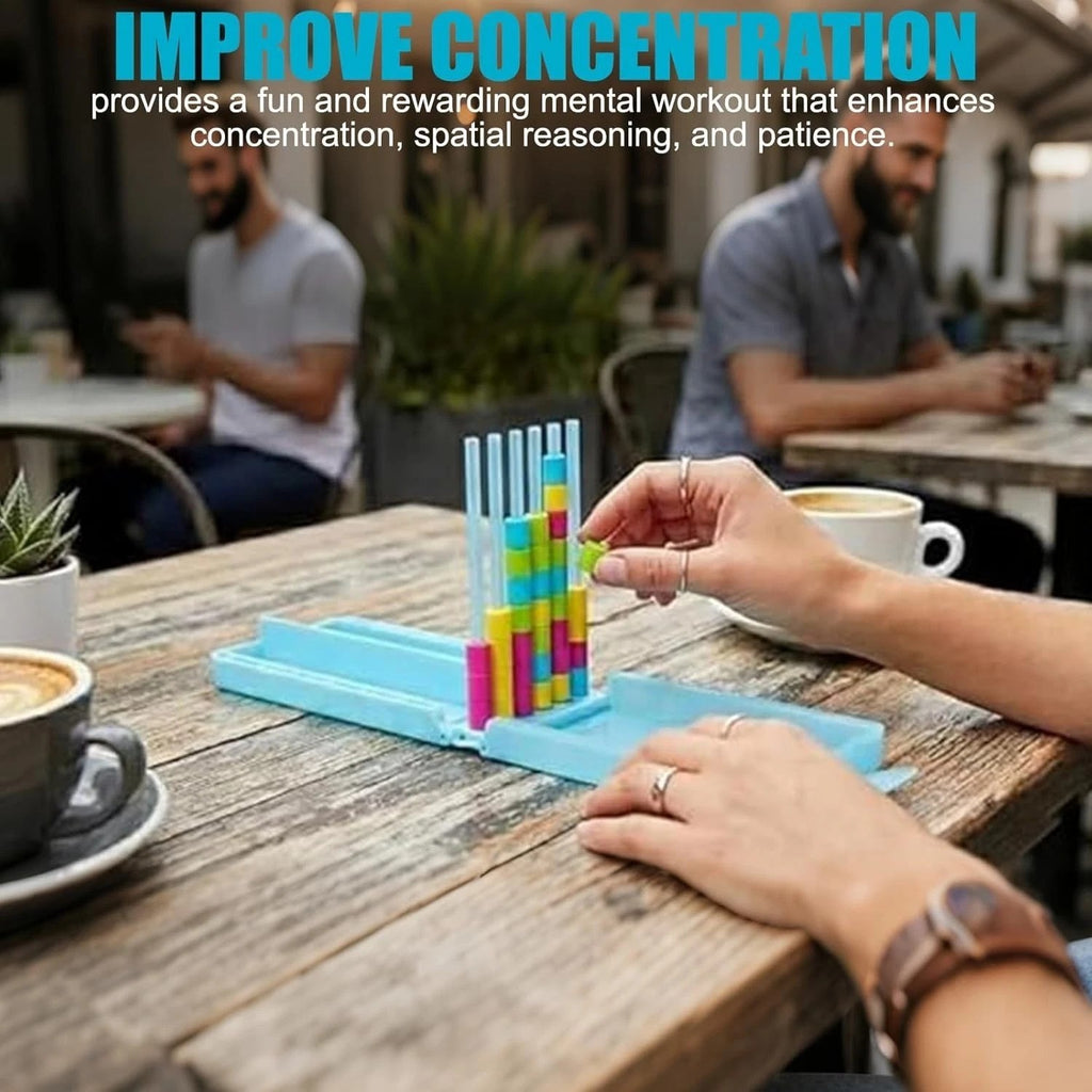 Mini Colour Stack Challenge Game, Color Matching Stacking Puzzle Game Kids Adult